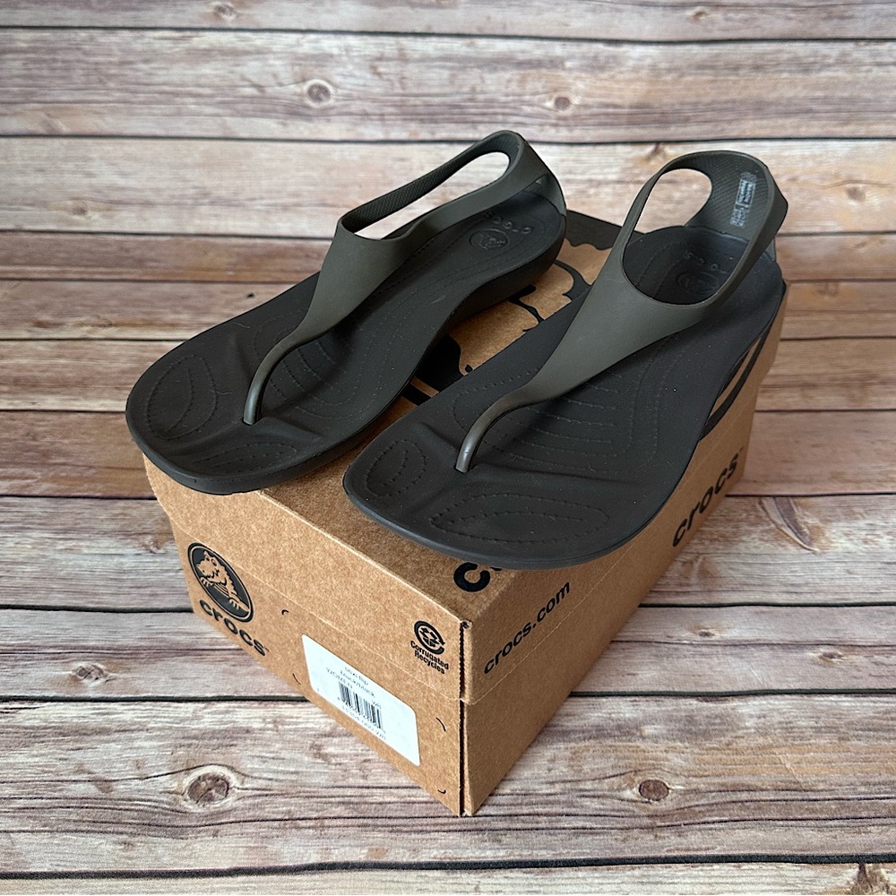 Crocs Sexi Flip Brown Sandal
